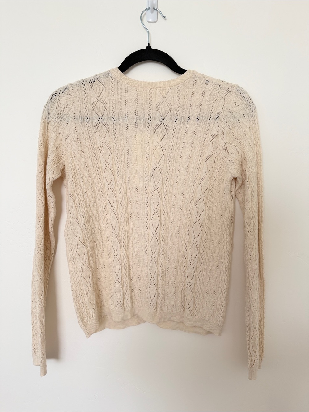 Sezane Ruben Cardigan Cream - Picture 4 of 7